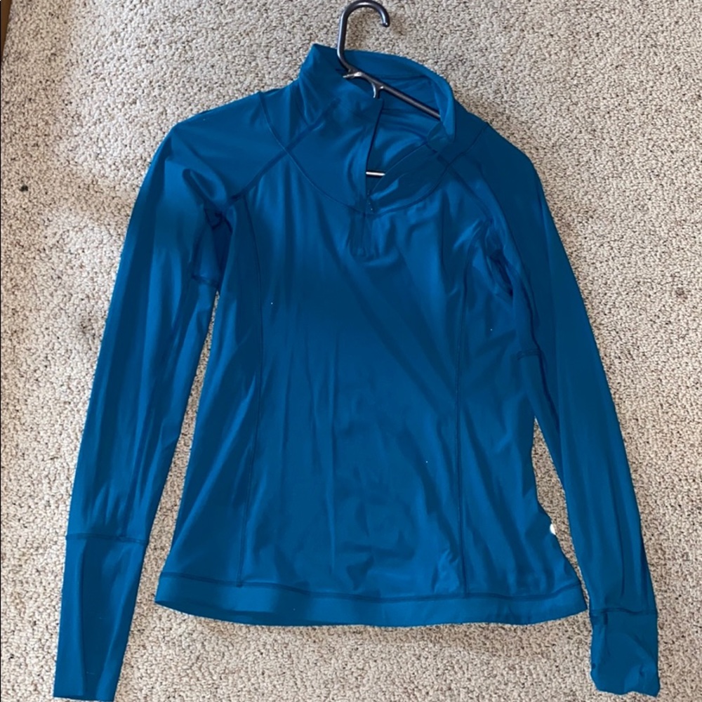Lululemon pullover never worn, deep turquoise